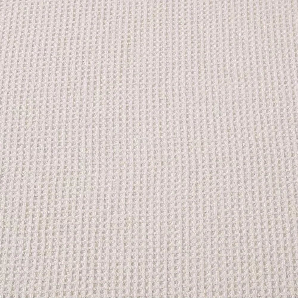 Eddie Bauer Solid Waffle Cotton Reversible Blanket King Winter Ivory White